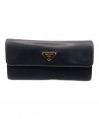 PRADAプラダ）の古着「長財布」｜ブラック