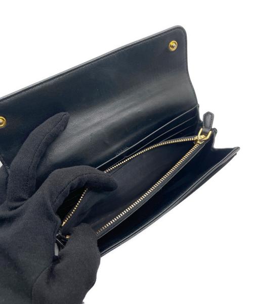 PRADA（プラダ）PRADA (プラダ) 長財布 ブラックの古着・服飾アイテム