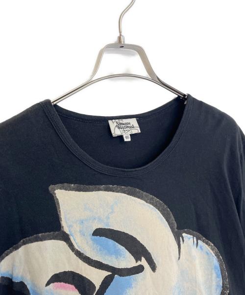 Vivienne Westwood man（ヴィヴィアン ウェストウッド マン）Vivienne Westwood man (ヴィヴィアン ウェストウッド マン) Tシャツ ブラック サイズ:46の古着・服飾アイテム