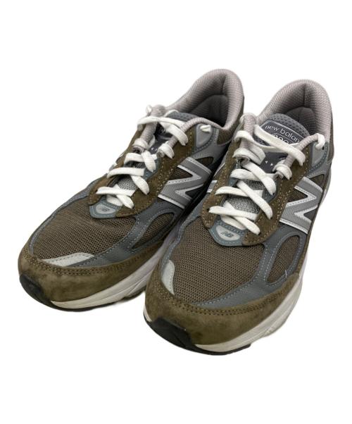 NEW BALANCE（ニューバランス）NEW BALANCE (ニューバランス) U990OG6 グレー×オリーブ サイズ:26の古着・服飾アイテム