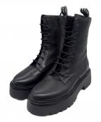 Karl Lagerfeldカール ラガーフェルド）の古着「Burly Biker Hi Lace Boot」｜ブラック