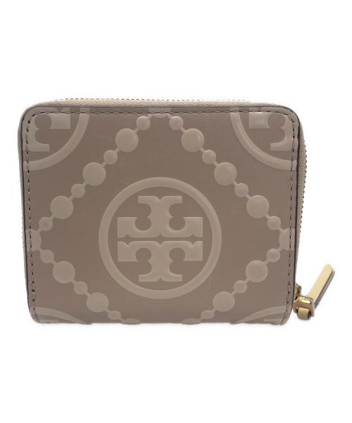 TORY BURCH（トリーバーチ）TORY BURCH (トリーバーチ) 2つ折り財布 ライトグレーの古着・服飾アイテム