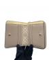 中古・古着 TORY BURCH (トリーバーチ) 2つ折り財布 ライトグレー：15000円