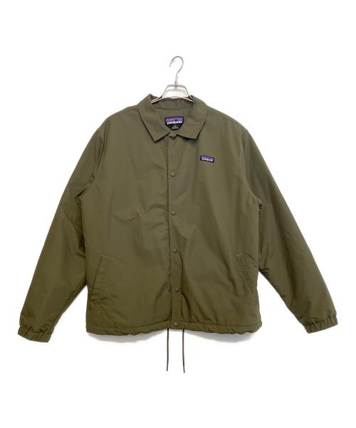 Patagonia（パタゴニア）Patagonia (パタゴニア) 裏ボアコーチジャケット カーキ×ベージュ サイズ:Lの古着・服飾アイテム