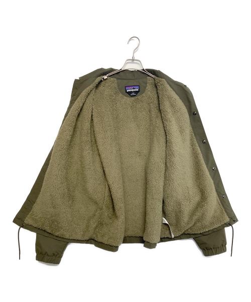 Patagonia（パタゴニア）Patagonia (パタゴニア) 裏ボアコーチジャケット カーキ×ベージュ サイズ:Lの古着・服飾アイテム
