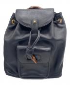 GUCCIグッチ）の古着「リュック」｜ブラック