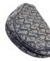 中古・古着 Christian Dior (クリスチャン ディオール) ハンドポーチ グレー×ネイビー：40000円