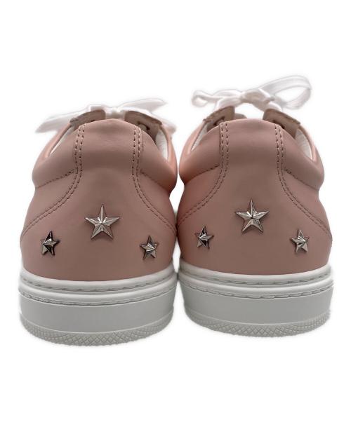 JIMMY CHOO（ジミーチュウ）JIMMY CHOO (ジミーチュウ) スニーカー ピンク サイズ:25.5の古着・服飾アイテム