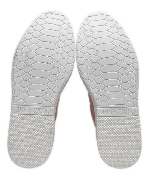 JIMMY CHOO（ジミーチュウ）JIMMY CHOO (ジミーチュウ) スニーカー ピンク サイズ:25.5の古着・服飾アイテム