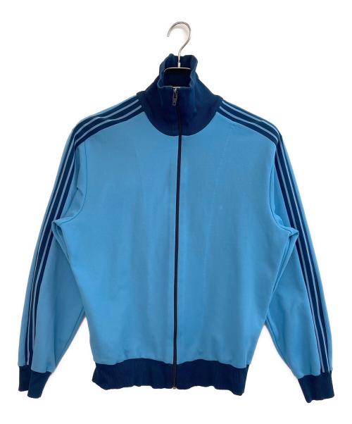 adidas（アディダス）adidas (アディダス) トラックジャケット ネイビー×ブルー サイズ:3の古着・服飾アイテム