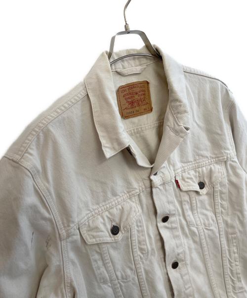 LEVI'S（リーバイス）LEVI'S (リーバイス) デニムジャケット ホワイト サイズ:Lの古着・服飾アイテム