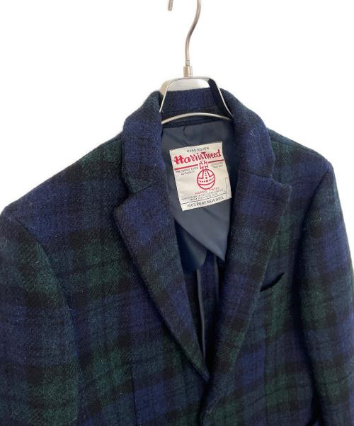 Harris Tweed（ハリスツイード）Harris Tweed (ハリスツイード) URBAN RESEARCH (アーバンリサーチ) テーラードジャケット ネイビー サイズ:Mの古着・服飾アイテム