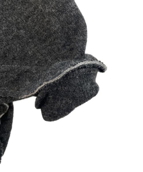 Y's（ワイズ）Y's (ワイズ) ニットポンチョ ダークグレー サイズ:2の古着・服飾アイテム