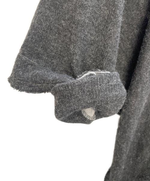 Y's（ワイズ）Y's (ワイズ) ニットポンチョ ダークグレー サイズ:2の古着・服飾アイテム