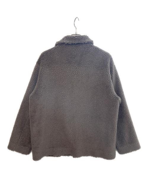 GALERIE VIE（ギャルリーヴィー）GALERIE VIE (ギャルリーヴィー) シープボア カバーオールブルゾン グレー サイズ:46の古着・服飾アイテム