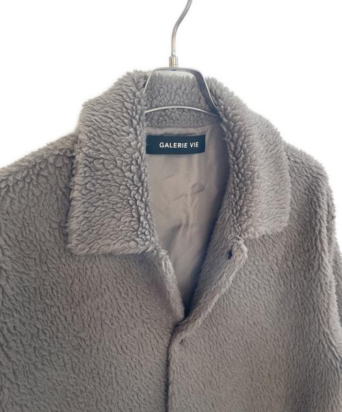 GALERIE VIE（ギャルリーヴィー）GALERIE VIE (ギャルリーヴィー) シープボア カバーオールブルゾン グレー サイズ:46の古着・服飾アイテム