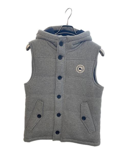 BURBERRY BLACK LABEL（バーバリーブラックレーベル）BURBERRY BLACK LABEL (バーバリーブラックレーベル) ダウンベスト グレー サイズ:2の古着・服飾アイテム