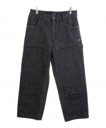 WIND AND SEA（ウィンダンシー）の古着「ダブルニー」｜ブラック