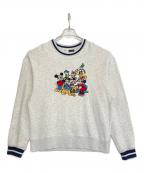 DISNEY×moussyディズニー×マウジー）の古着「スウェット」｜グレー
