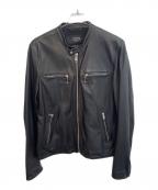 REPLAYリプレイ）の古着「レザージャケット」｜ブラック