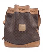 CELINEセリーヌ）の古着「巾着型ショルダーバッグ」｜ブラウン