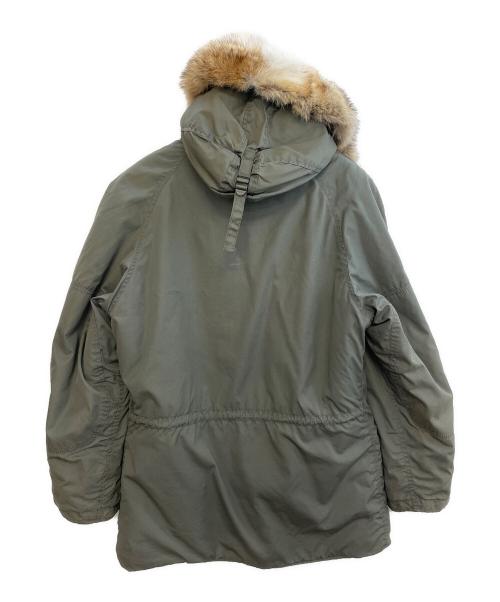 ミリタリー（ミリタリー）ミリタリー (ミリタリー) N-3Bタイプコート グリーン サイズ:Mの古着・服飾アイテム