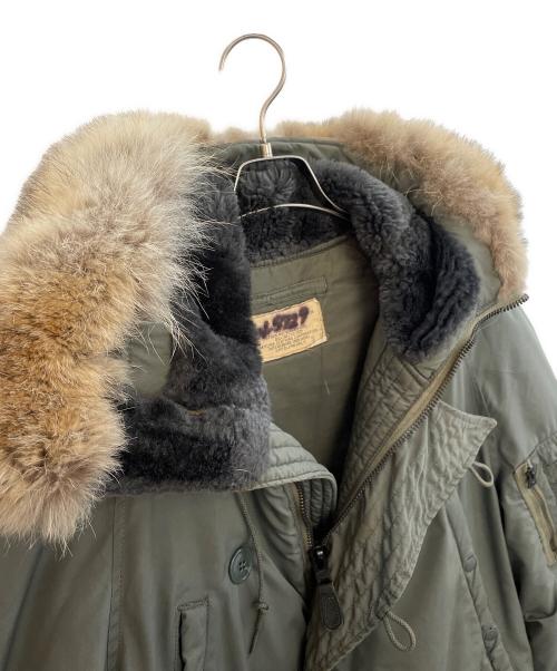 ミリタリー（ミリタリー）ミリタリー (ミリタリー) N-3Bタイプコート グリーン サイズ:Mの古着・服飾アイテム