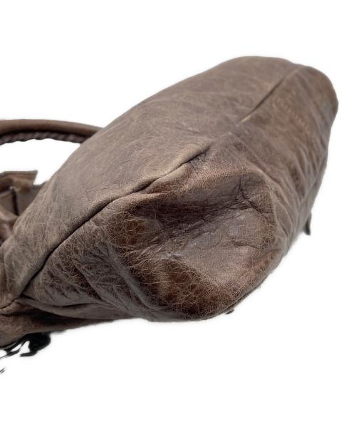 BALENCIAGA（バレンシアガ）BALENCIAGA (バレンシアガ) 2WAYショルダーバッグ ブラウンの古着・服飾アイテム