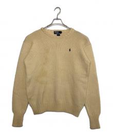 POLO RALPH LAUREN（ポロ・ラルフローレン）の古着「厚手ニット」｜アイボリー