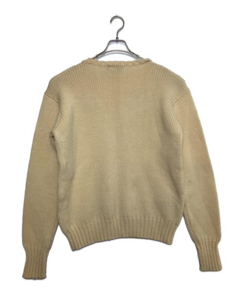 POLO RALPH LAUREN（ポロ・ラルフローレン）POLO RALPH LAUREN (ポロ・ラルフローレン) 厚手ニット アイボリー サイズ:Lの古着・服飾アイテム