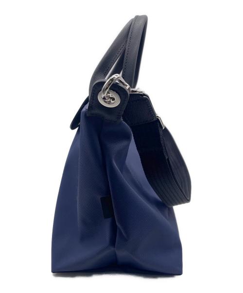 LONGCHAMP（ロンシャン）LONGCHAMP (ロンシャン) ハンドバッグ ネイビーの古着・服飾アイテム