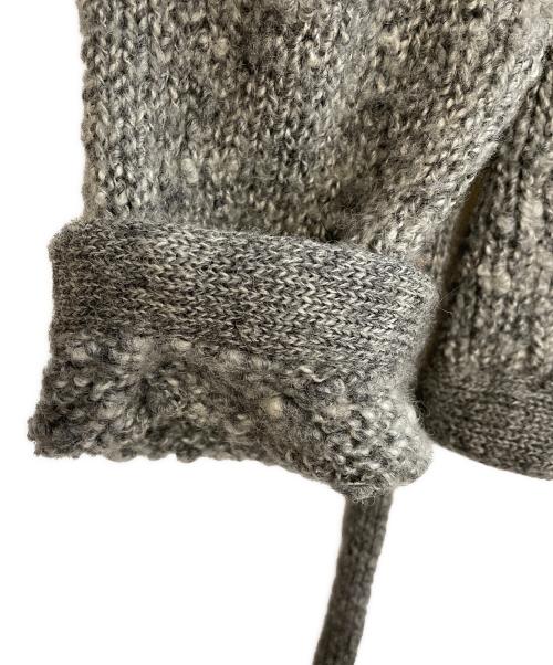 NUMBER (N)INE（ナンバーナイン）NUMBER (N)INE (ナンバーナイン) シルク紺厚手カーディガン グレー サイズ:2の古着・服飾アイテム