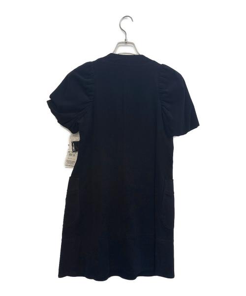 BURBERRY BLUE LABEL（バーバリー ブルー レーベル）BURBERRY BLUE LABEL (バーバリー ブルー レーベル) 半袖ワンピース ブラック サイズ:36 未使用品の古着・服飾アイテム