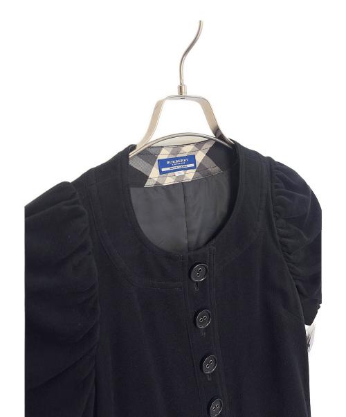 BURBERRY BLUE LABEL（バーバリー ブルー レーベル）BURBERRY BLUE LABEL (バーバリー ブルー レーベル) 半袖ワンピース ブラック サイズ:36 未使用品の古着・服飾アイテム