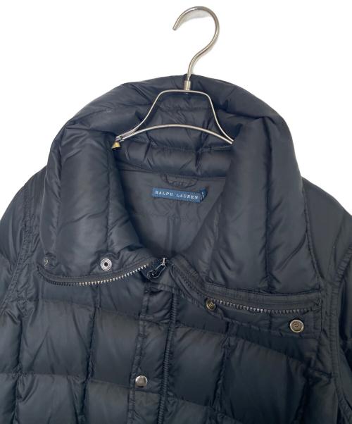 RALPH LAUREN（ラルフローレン）RALPH LAUREN (ラルフローレン) RALPH LAUREN ラルフローレン キルティング ハイネック ダウンジャケット ブラック サイズ:Mの古着・服飾アイテム