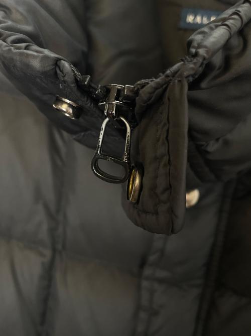 RALPH LAUREN（ラルフローレン）RALPH LAUREN (ラルフローレン) RALPH LAUREN ラルフローレン キルティング ハイネック ダウンジャケット ブラック サイズ:Mの古着・服飾アイテム