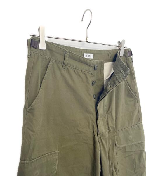 CIOTA（シオタ）CIOTA (シオタ) カーゴパンツ カーキ サイズ:4の古着・服飾アイテム