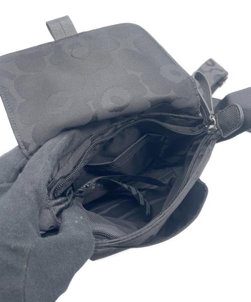 marimekko（マリメッコ）marimekko (マリメッコ) MINI MESSENGER UNIKKO ブラックの古着・服飾アイテム