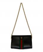 GUCCIグッチ）の古着「チェーンショルダーバッグ」｜ブラック