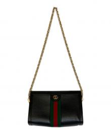 GUCCI（グッチ）の古着「チェーンショルダーバッグ」｜ブラック