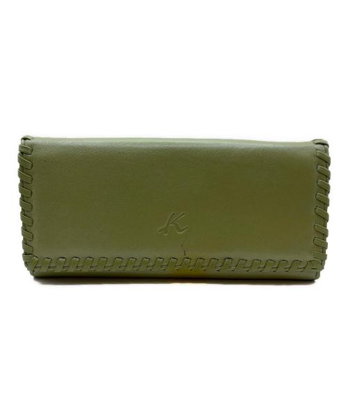 kitamuraK2（キタムラ）kitamuraK2 (キタムラ) 長財布 グリーンの古着・服飾アイテム