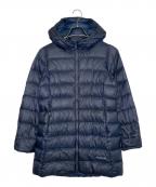 mont-bellモンベル）の古着「mont-bell モンベル 1101551 ネージュ ダウンコート ダウンジャケット ネイビー」｜ネイビー