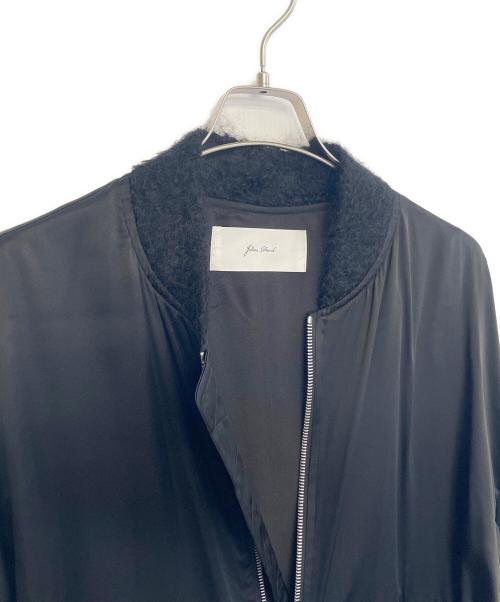 JULIEN DAVID（ジュリアンデイヴィット）JULIEN DAVID (ジュリアンデイヴィット) シルクジャケット ブラック サイズ:記載不明の古着・服飾アイテム