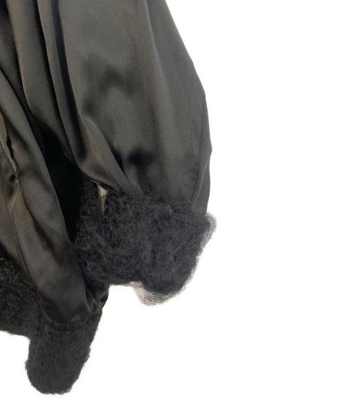 JULIEN DAVID（ジュリアンデイヴィット）JULIEN DAVID (ジュリアンデイヴィット) シルクジャケット ブラック サイズ:記載不明の古着・服飾アイテム