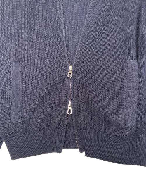 POLO RALPH LAUREN（ポロ・ラルフローレン）POLO RALPH LAUREN (ポロ・ラルフローレン) POLO RALPH LAUREN ポロ ラルフローレンコットン ニットジャケット ネイビー サイズ: Mの古着・服飾アイテム