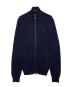 POLO RALPH LAUREN（ポロ・ラルフローレン）の古着「POLO RALPH LAUREN ポロ ラルフローレンコットン ニットジャケット」｜ネイビー