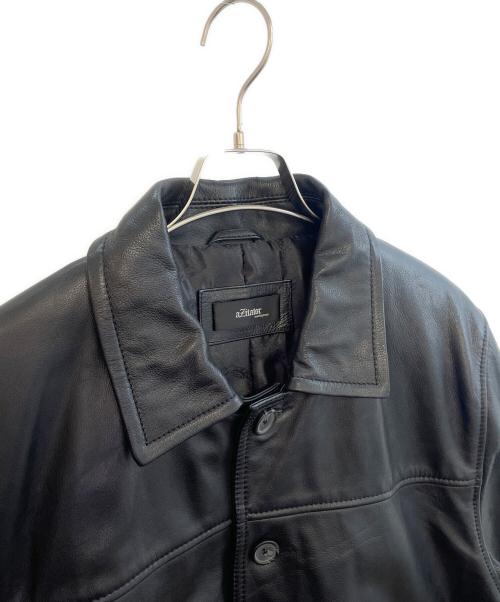 aZitator（アジテーター）aZitator (アジテーター) レザージャケット ブラック サイズ:3Lの古着・服飾アイテム