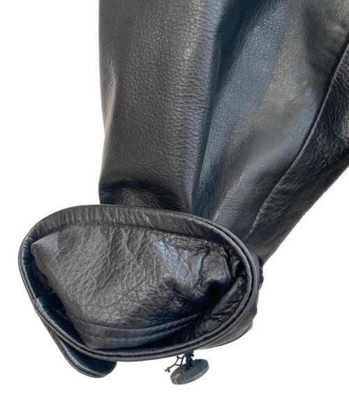 aZitator（アジテーター）aZitator (アジテーター) レザージャケット ブラック サイズ:3Lの古着・服飾アイテム