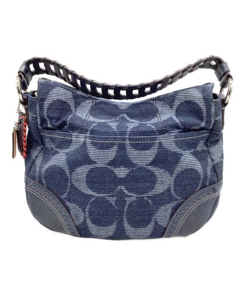 COACH（コーチ）COACH (コーチ) 2WAYデニムショルダーバッグ インディゴの古着・服飾アイテム