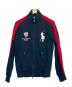 POLO RALPH LAUREN（ポロ・ラルフローレン）の古着「トラックジャケット」｜ブラック×レッド